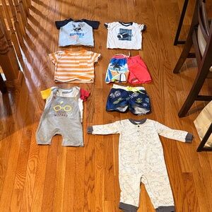 12-18-24M Baby Boy Clothing Bundle – 8 Pieces